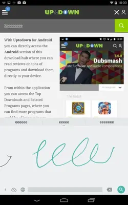 Google Handwriting Input android App screenshot 1