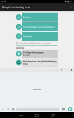 Google Handwriting Input android App screenshot 2