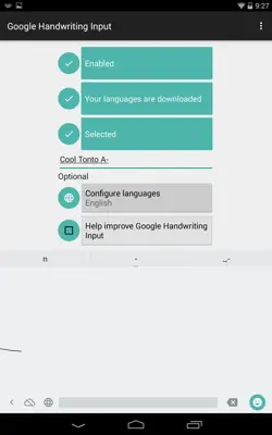 Google Handwriting Input android App screenshot 3